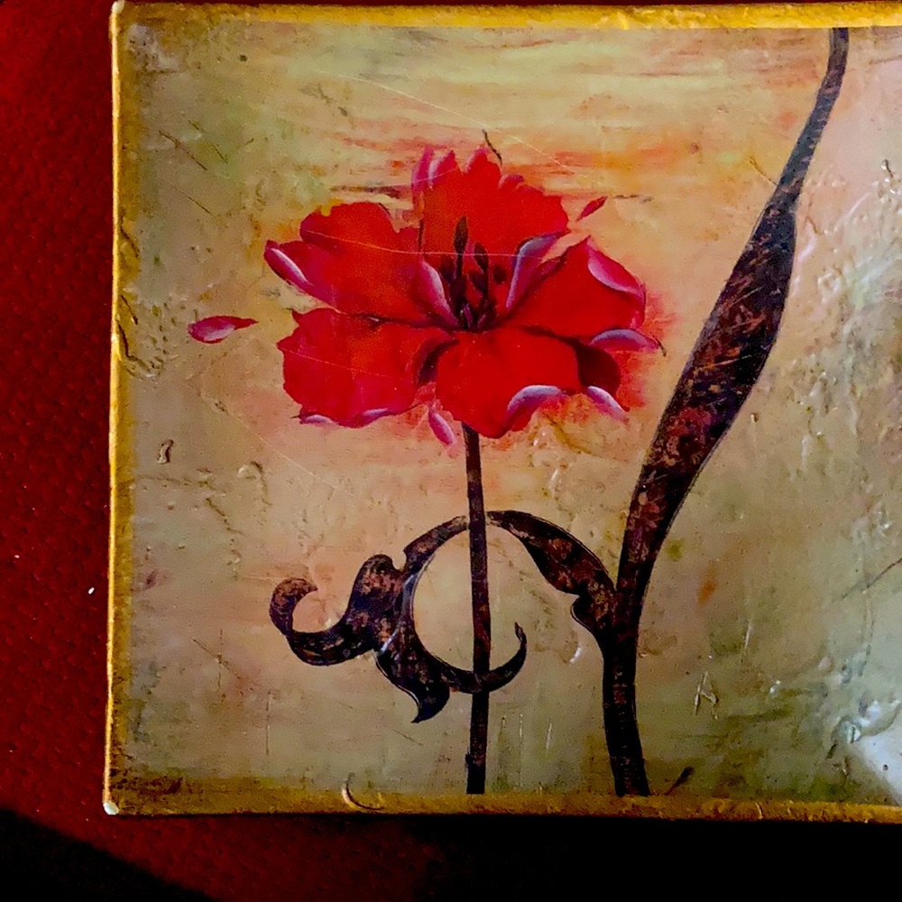 Oriental plate awsome red